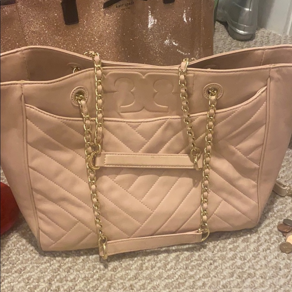 Light pink Tory Burch Tote